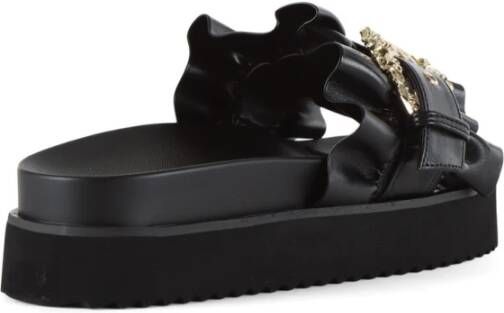 Versace Jeans Couture Sliders Black Dames
