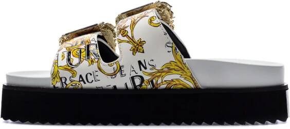 Versace Jeans Couture Sliders Wit Dames