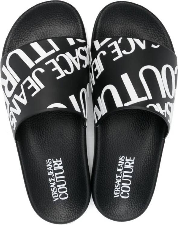 Versace Jeans Couture Sliders Zwart Dames