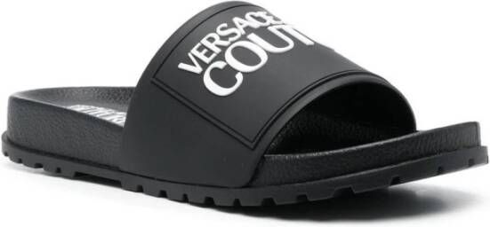 Versace Jeans Couture Sliders Zwart Dames