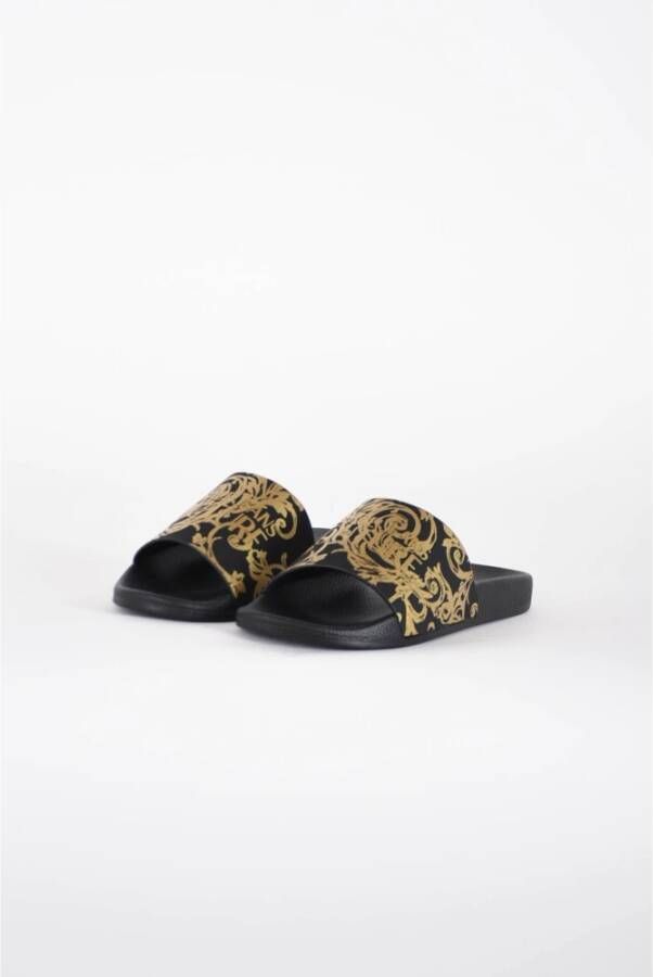 Versace Jeans Couture Sliders Zwart Heren