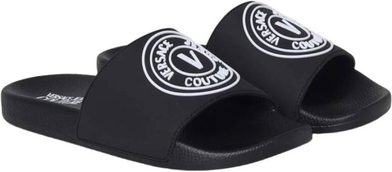 Versace Jeans Couture Sliders Zwart Heren