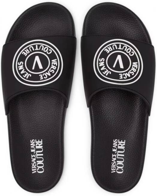 Versace Jeans Couture Sliders Zwart Heren