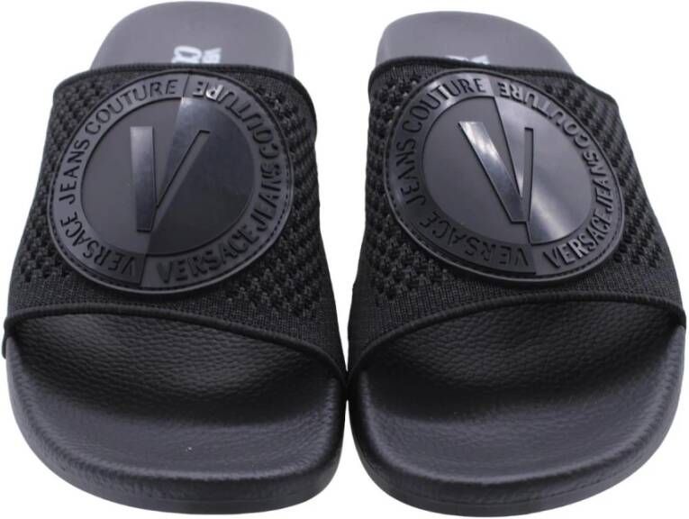 Versace Jeans Couture Slipper Zwart Heren