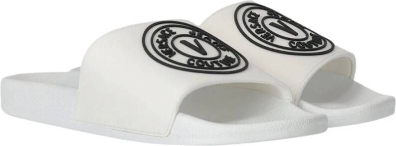 Versace Jeans Couture Slippers Wit Heren