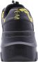 Versace Jeans Couture Lage profiel sneakers voor heren met gladde graaninzetten Black Heren - Thumbnail 7