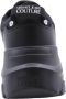 Versace Jeans Couture Lage profiel sneakers voor heren met gladde graaninzetten Black Heren - Thumbnail 10