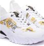 Versace Jeans Couture Abstracte Multikleurige Vetersneakers White Heren - Thumbnail 2