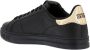 Versace Jeans Couture Zwarte leren platte schoenen met gouden details Black Heren - Thumbnail 12