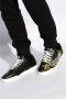 Versace Jeans Couture Zwarte leren logo sneakers Black Heren - Thumbnail 7