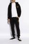 Versace Jeans Couture Zwarte leren logo sneakers Black Heren - Thumbnail 8