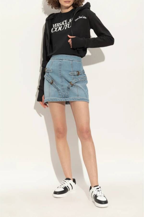 Versace Jeans Couture Sneakers met bedrukt logo White Dames