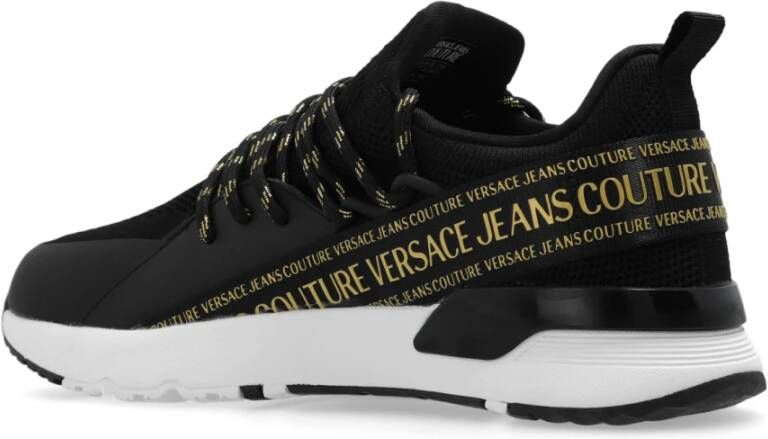 Versace Jeans Couture Sneakers met logo Black Dames