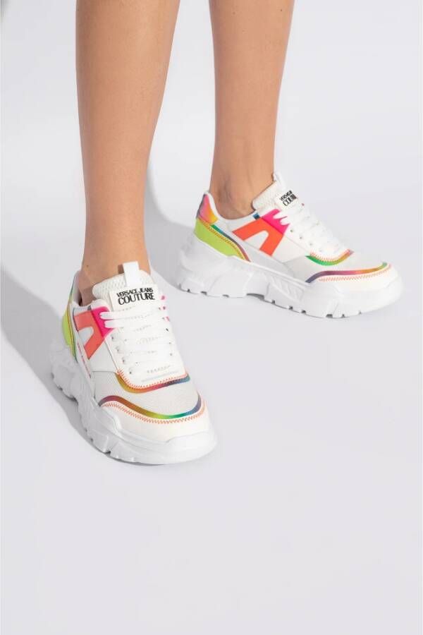 Versace Jeans Couture Sneakers met logo White Dames