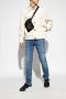 Versace Jeans Couture Zwarte leren sneakers met reflecterende patch en logo Black Heren - Thumbnail 3