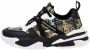 Versace Jeans Couture Barokke printen sneakers en over de hele man 73Ya3Si2-Zs481 Goud Goud Zwart Heren - Thumbnail 10