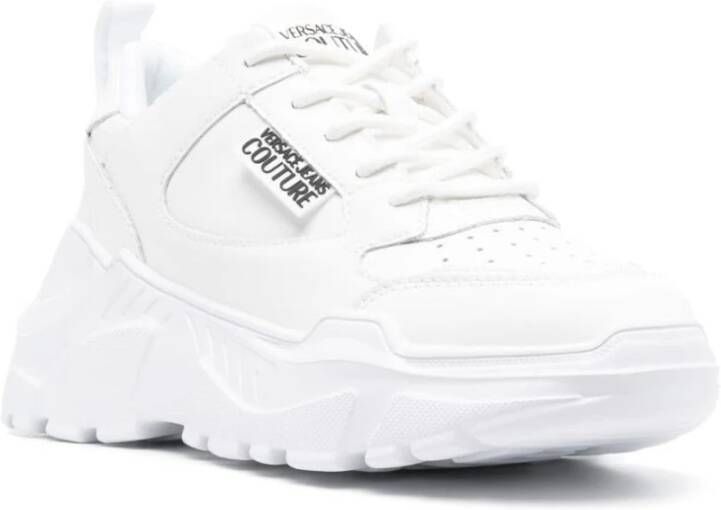 Versace Jeans Couture Witte Sneakers voor Dames Aw23 Wit Dames