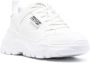 Versace Jeans Couture Witte Sneakers met Logo Applicatie en Vetersluiting Speedtrack Leder+PU Schoenen White Dames - Thumbnail 5