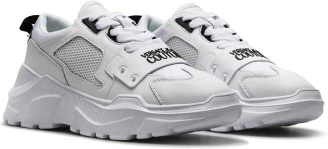 Versace Jeans Fondo Speedtrack Lage sneakers Leren Sneaker Heren Wit - Foto 14