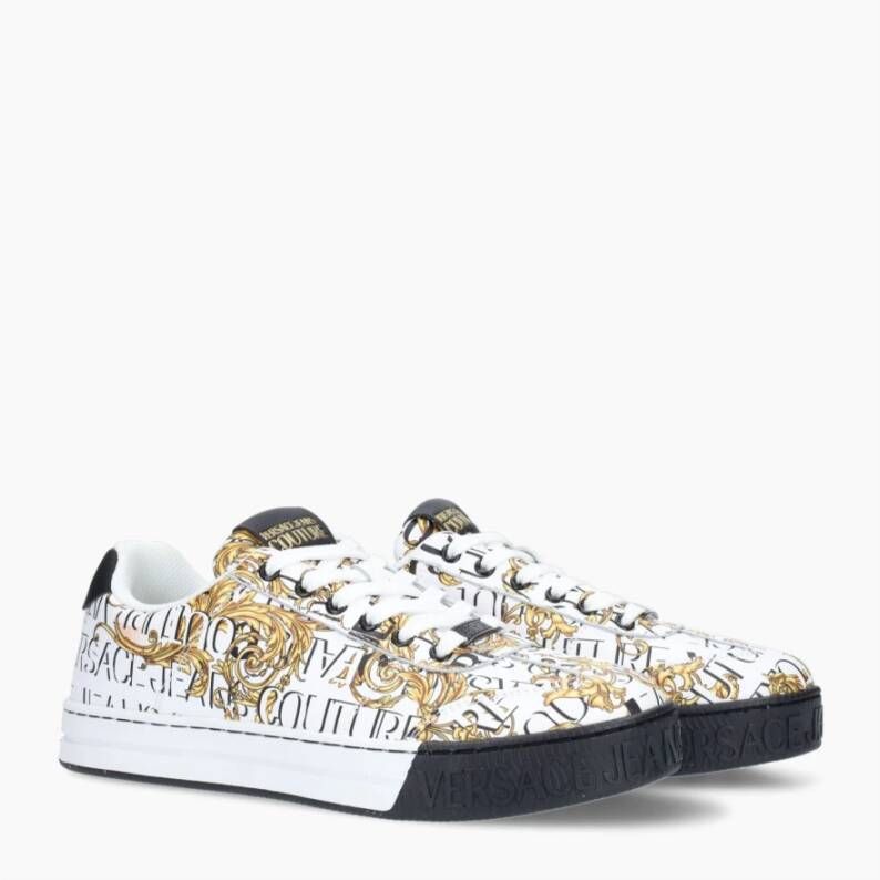 Versace Jeans Couture sneakers with graphic print Wit Heren