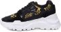 Versace Jeans Couture Barok Print Hoge Top Sneakers Black Dames - Thumbnail 6