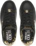 Versace Jeans Couture Leren sneakers met gouden logodetail Black Dames - Thumbnail 4