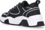 Versace Jeans Couture Zwarte Leren Sneakers met Contrasterende Details Black Heren - Thumbnail 4