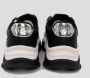 Versace Jeans Couture Zwarte sneakers met zilveren accenten Black Heren - Thumbnail 2