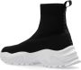 Versace Jeans Couture Zwarte Sneakers voor Vrouwen Aw24 Black Dames - Thumbnail 5