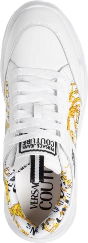 Versace Jeans Couture Speedtrack Logo Couture Sneakers Wit Heren