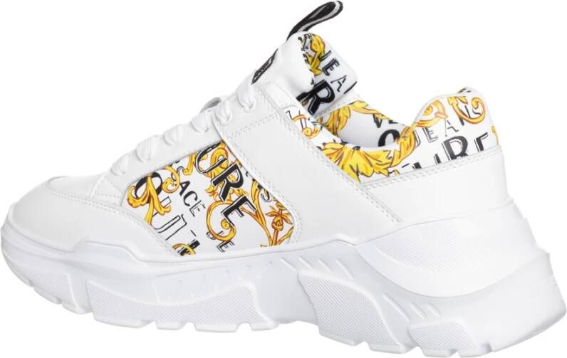 Versace Jeans Couture Speedtrack Logo Couture Sneakers Wit Heren