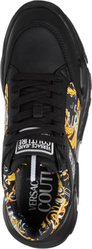 Versace Jeans Couture Speedtrack Logo Couture Sneakers Zwart Heren