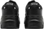 Versace Jeans Couture Speedtrack Zwarte Leren Mesh Sneakers Black Heren - Thumbnail 18