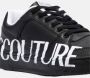 Versace Jeans Couture Witte leren sneakers met zwart contrastlogo White Heren - Thumbnail 10
