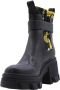 Versace Jeans Couture Zwarte Enkellaarsjes voor Vrouwen Black Dames - Thumbnail 17