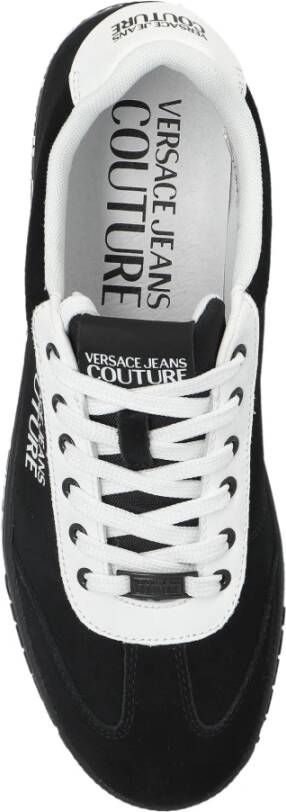 Versace Jeans Couture Suede sneakers Black Heren