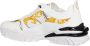Versace Jeans Couture Abstracte Multikleurige Vetersneakers White Heren - Thumbnail 4