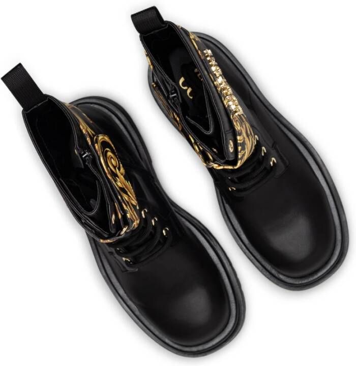 Versace Jeans Couture Vrouwenschoenen Ankle Boots 73Va3S64 Zs358 G89 Black Zwart Dames
