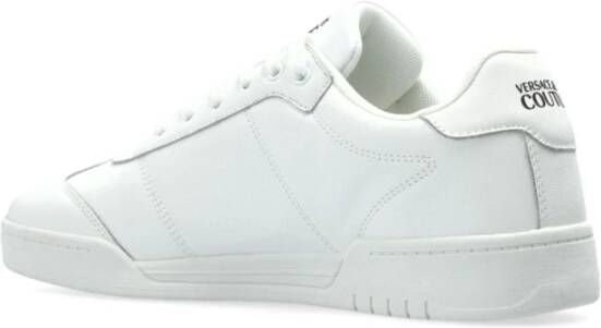 Versace Jeans Couture Witte Barocco Print Sneakers met Veters