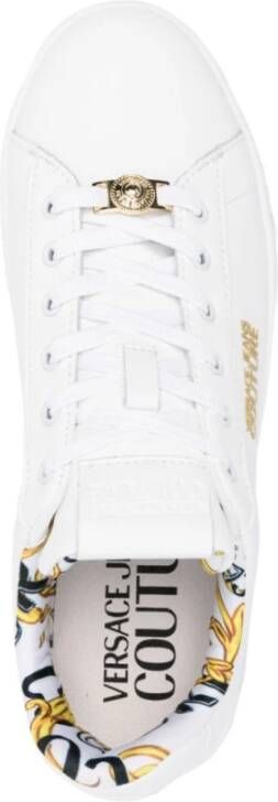 Versace Jeans Couture Witte Court 88 Sneakers SKL White Dames
