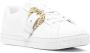 Versace Jeans Couture Witte Leren Sneakers met Gouden Details White Dames - Thumbnail 4