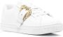 Versace Jeans Couture Witte Leren Sneakers met Gouden Details White Dames - Thumbnail 4