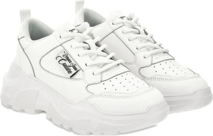 Versace Jeans Couture Witte Sneakers voor een stijlvolle look