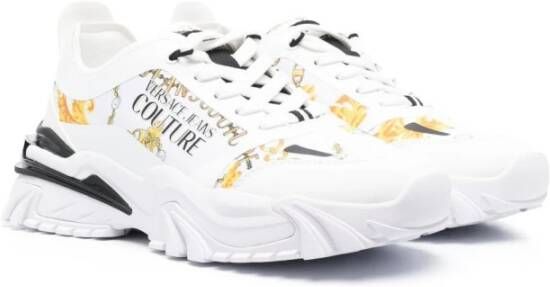 Versace Jeans Couture Witte Sneakers voor Heren Wit Heren