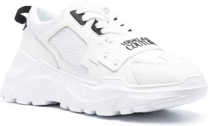 Versace Jeans Couture Witte Sneakers voor Heren Wit Heren