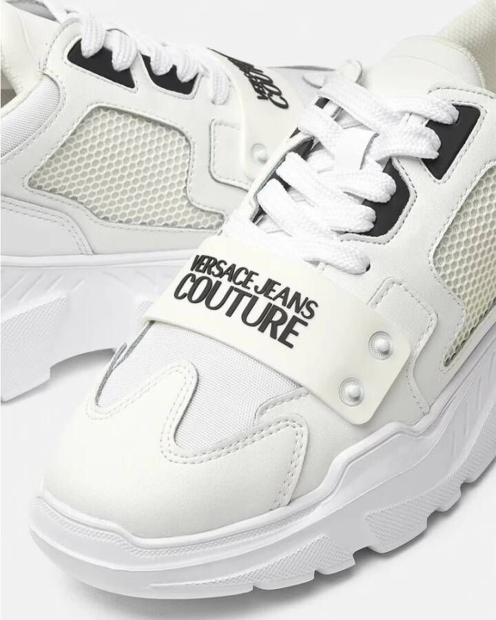 Versace Jeans Couture Witte Speedtrack Sneakers