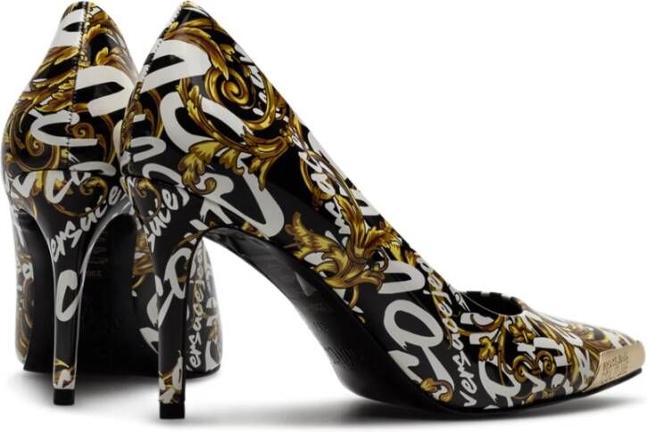 Versace Jeans Couture Women Shoes Heels Decollete 73Va3S50 Zs366 G89 Black Meerkleurig Dames