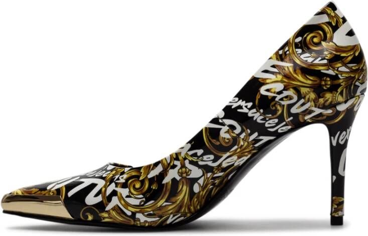 Versace Jeans Couture Women Shoes Heels Decollete 73Va3S50 Zs366 G89 Black Meerkleurig Dames