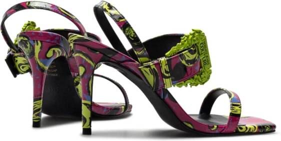 Versace Jeans Couture Women Shoes Heels Sandals Roze Dames
