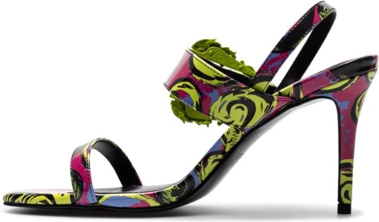 Versace Jeans Couture Women Shoes Heels Sandals Roze Dames